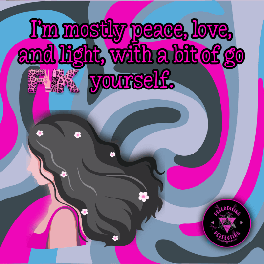 a little fo yourseld light love and go fu*k yourself decor